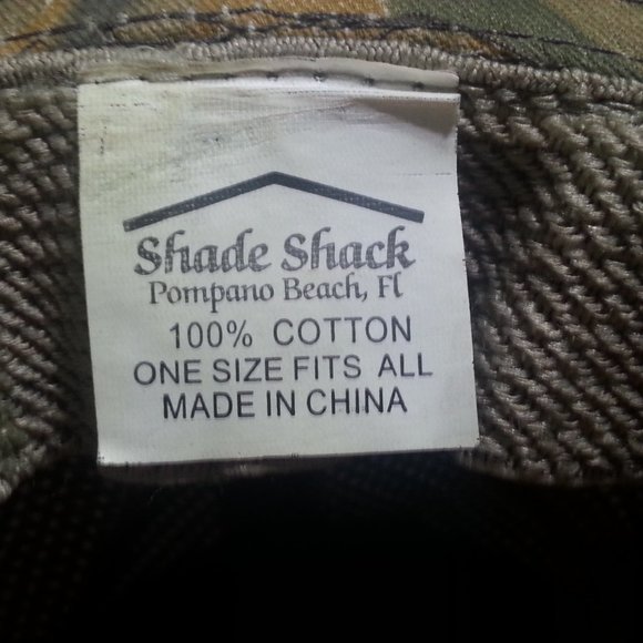 Vintage Camo Bucket Hat Military Green Hunting Outdoor Nature - Picture 7 of 7